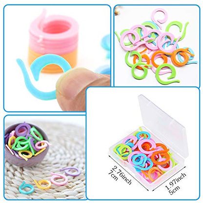 40 Pcs Stitch Markers for Crocheting
