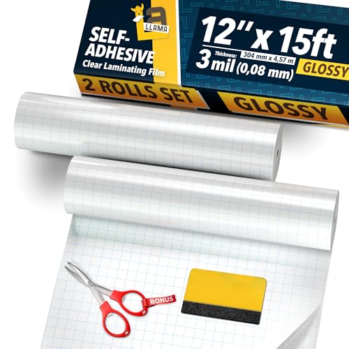 Clear Laminate Roll Set 2 (360 Sq Ft)