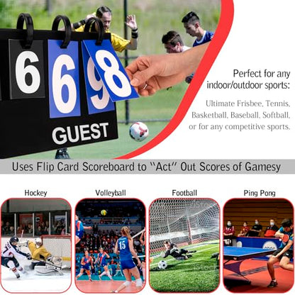 Flip Scoreboard Tabletop Score Flipper