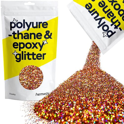 Resin Glitter Bronze Brown Holographic 100g Chunky (3.5 Ounce)