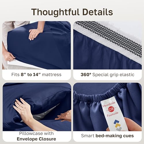 100% Organic Cotton XL Twin Sheet Set