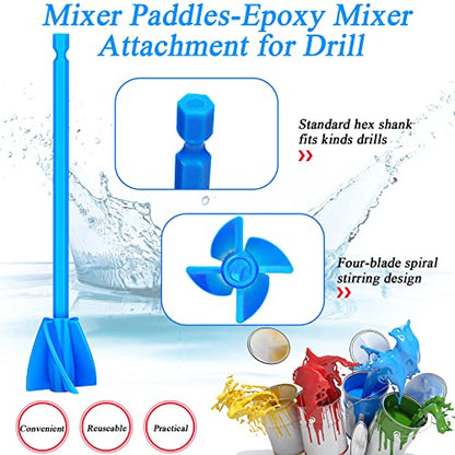 12 Pieces Paint Mixer Drill Attachment