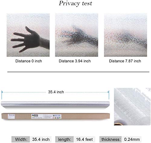 3D Window Privacy Film (24.19 Sq Ft)