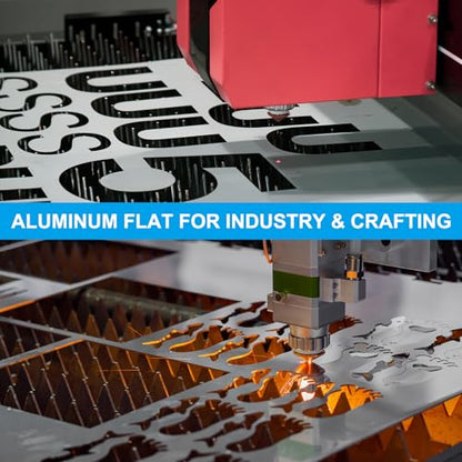 6061 T651 Aluminum Sheet Metal 4 x 4 x 1 (3 Count)