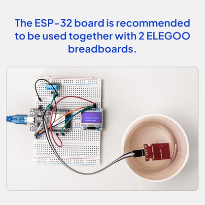 ESP 32 Super Starter Kit with Tutorial Compatible with Arduino IDE (35 Count)