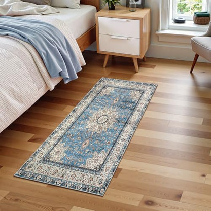 Felice Oriental Floral Medallion Area Rug (8.6 Sq Ft)