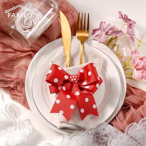 Polka Dot Grosgrain Ribbon 1.5 Inch