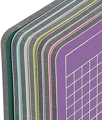 4Pieces Mini Cutting Pad Self Healing Craft Mat Small Sewing Cutting Mat Non (4 Count)