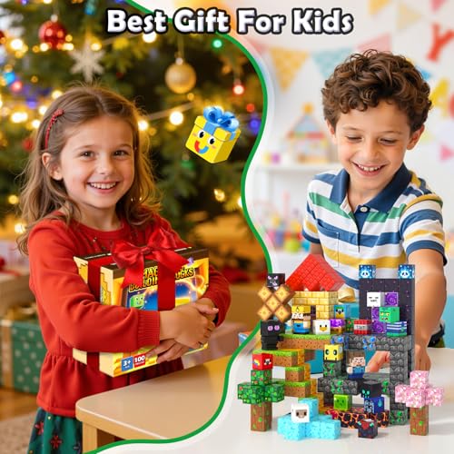 500PCS Magnetic Blocks for Kids Ages 4 (500 Count)