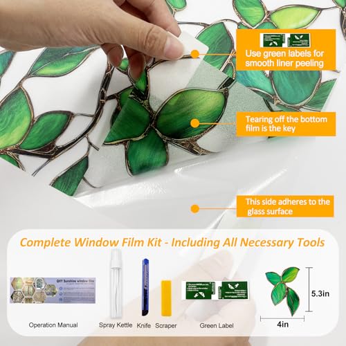 Window Privacy Film Stained Glass Window Film Frosted Window Film Window clings Non