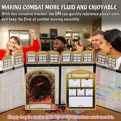 DND Initiative & Combat Tracker Set