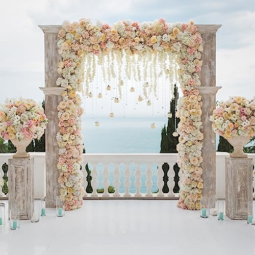 12 Pieces Round Floral Foam Wet Green Flower Foam DIY Flower Arrangement Kit for Aisle Wedding Party Decoration