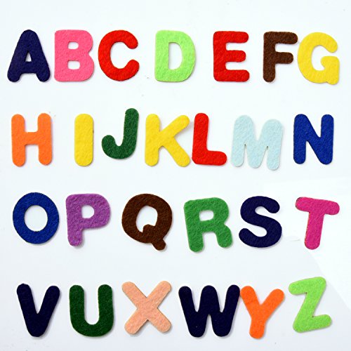 500 Pcs Felt Letter Stickers Self Adhesive Alphabet