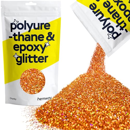 Resin Glitter Copper Holographic 100g Chunky (3.5274 Ounce)