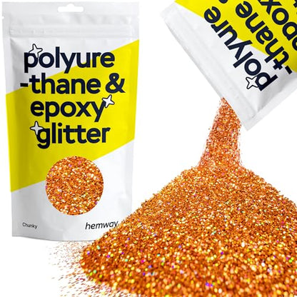 Resin Glitter Copper Holographic 100g Chunky (3.5274 Ounce)