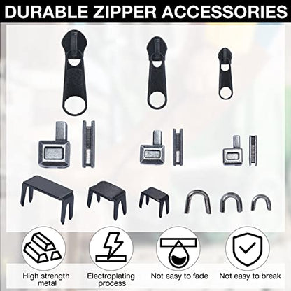 217 Pieces Zipper Repair Kit Replacement (217 Count)
