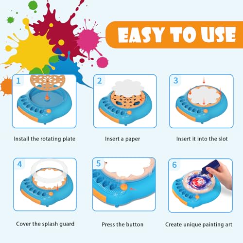 Spin Art Machine for Kids (46 Count)