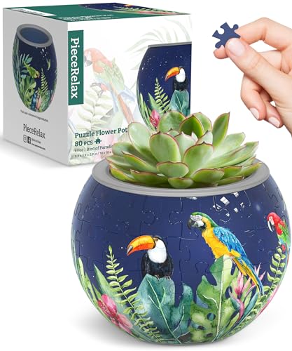 3D Puzzle Planter 80 Pieces
