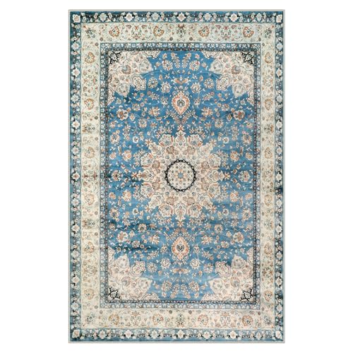 Felice Oriental Floral Medallion Area Rug