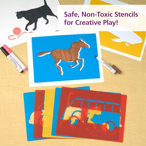 Large Washable Plastic Everyday Objects Stencils