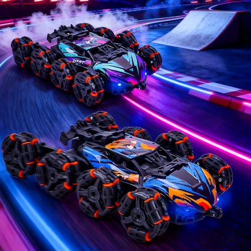 Cool 8 Wheels Hand Controlled RC Stunt Car Toys