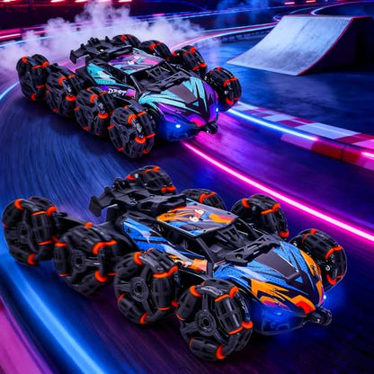 Cool 8 Wheels Hand Controlled RC Stunt Car Toys