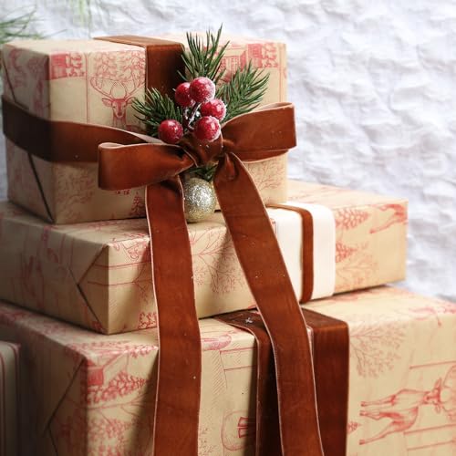 Copper Velvet Ribbon
