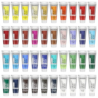 Heavy Body Acrylic Paint Set (135.2 Fl Oz)