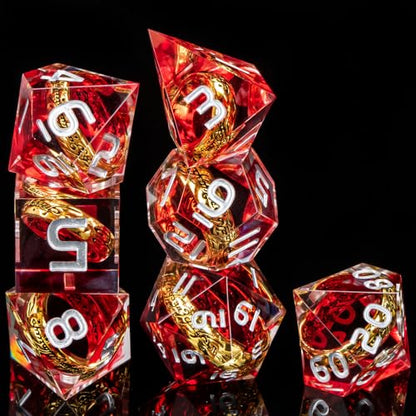 Magic Lord Rings DND Dice Set with Box