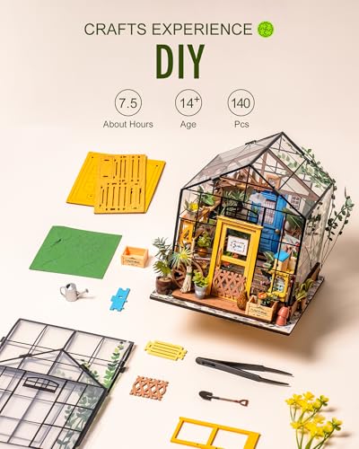 DIY Miniature Greenhouse Kits for Adults