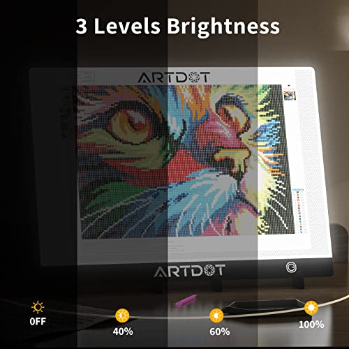 A2 LED Light Pad for Diamond Painting USB Powered Light Board Kit