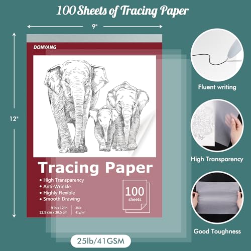 Tracing Paper 9x12 inch (100 Count)