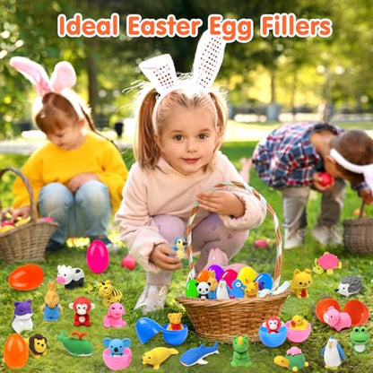 150 Pcs 3D Animal Erasers Desk Pets (150 Count)