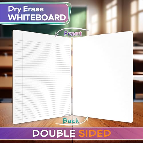 Dry Erase Board with Lines for Desk