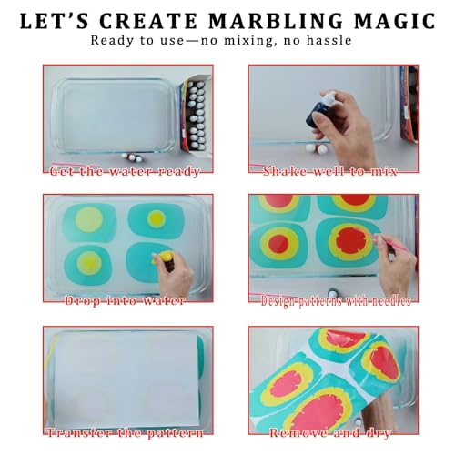 27PCS Water Marbling Painting Kit