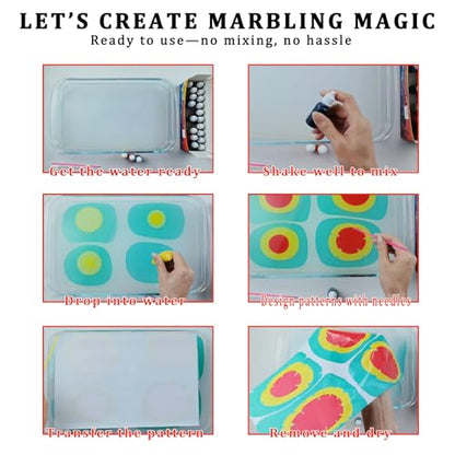 27PCS Water Marbling Painting Kit