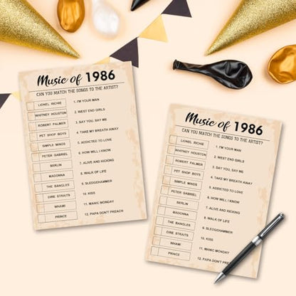 40th Birthday Party Games