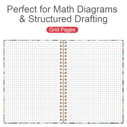 Graph Spiral Journal Notebook