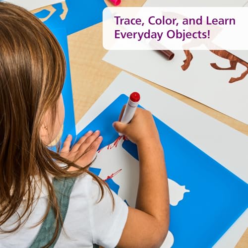 Large Washable Plastic Everyday Objects Stencils