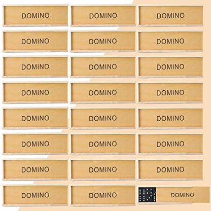 80 Pack Mini Dominos Set for Kids Adults Bulk Double 6 Dominoes