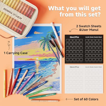 Acrylic Paint Markers (60 Count)