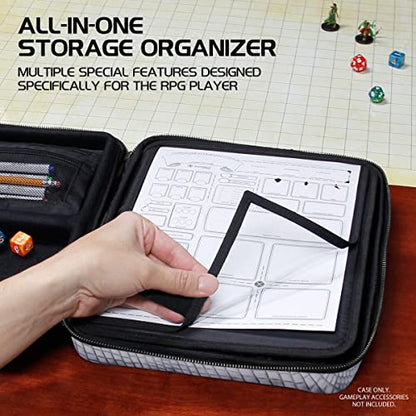 DND Binder Collector's Edition RPG Organizer Case with Built