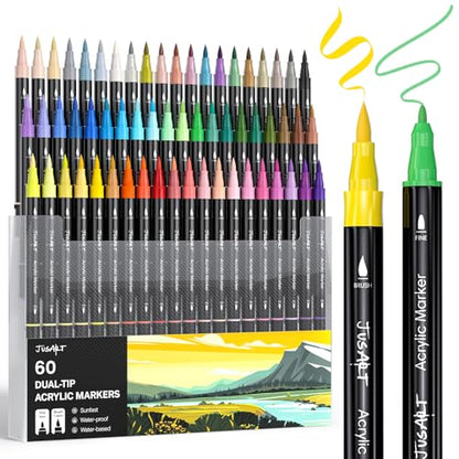 Acrylic Paint Markers 60 Colors