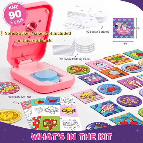 Sticker Maker 90 Refill Kit (90 Count)