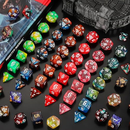 35 Sets Polyhedral Dice (245 Count)