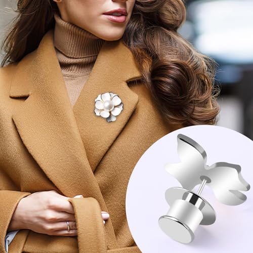 200Pcs Metal Locking Pin Backs for Enamel Lapel Badges (200 Count)