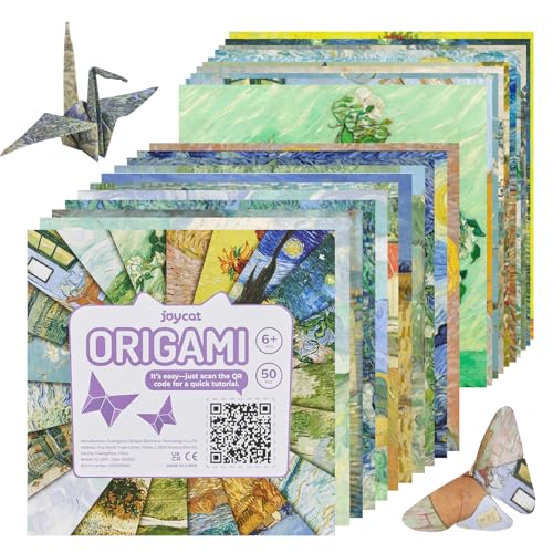 Van Gogh Patterned Origami Paper (50 Count)