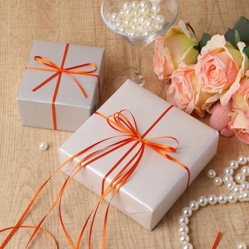 Orange Satin Ribbon 1