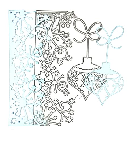 Ammsochy Metal Cutting Dies DIY Merry Christams Embossing Stencil Template Scrapbooking Card Making Mold Photo Album Arts Crafts Tools