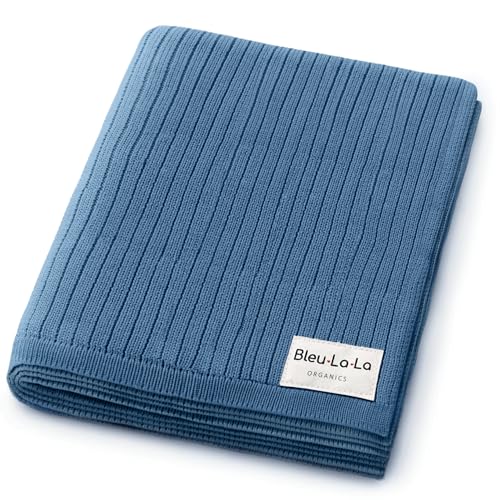 100% Organic Cotton Baby Blanket for Boys